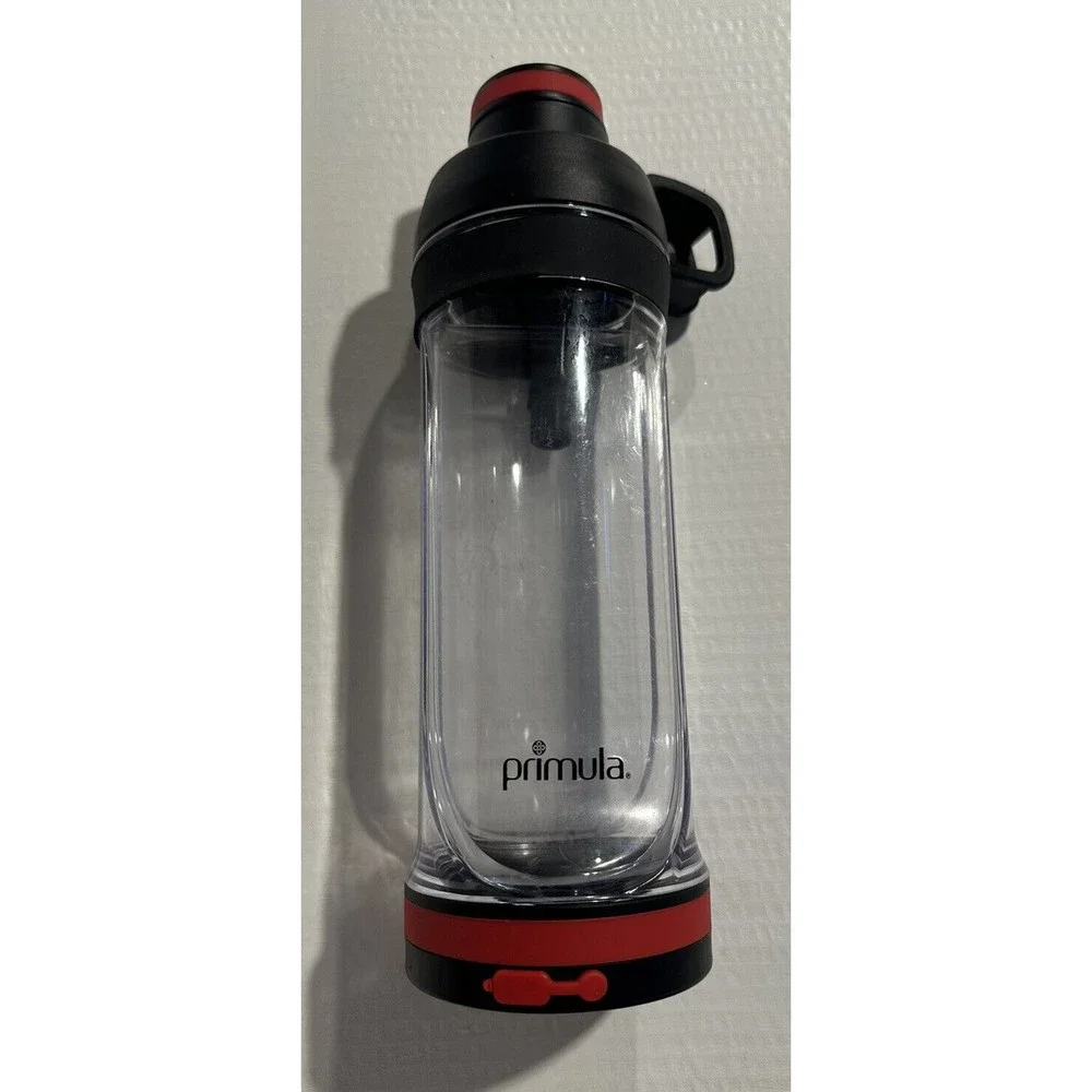 Primula Stash-In 16 oz. Tritan Hold Water Phone Storage Bottle Red Black - Picture 1 of 8